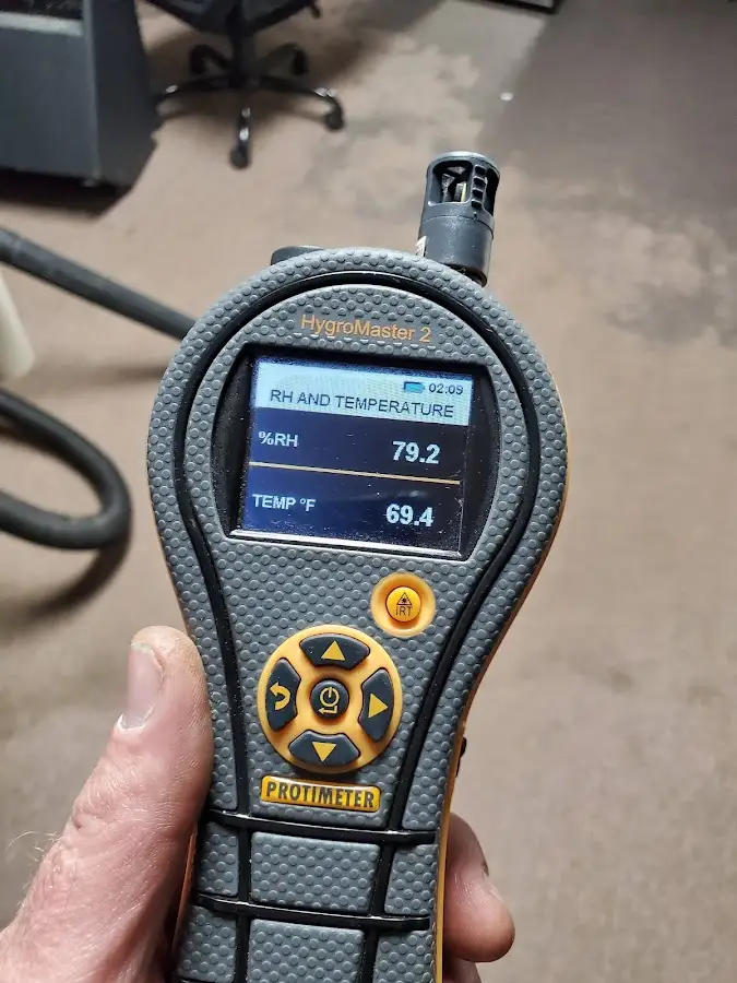 Moisture meter humidity assessment for Fire & Smoke Damage Restoration in Chico